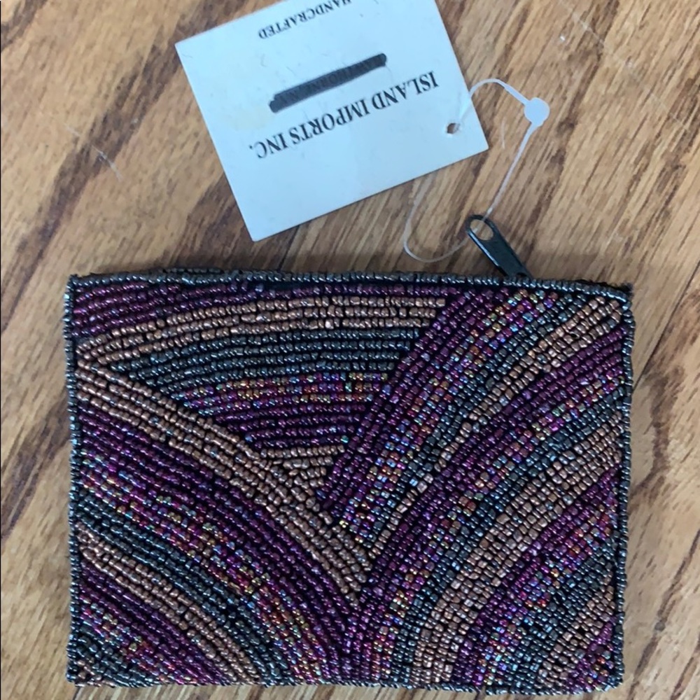 Beaded Change Purse NWT